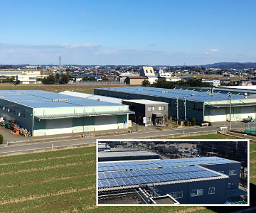 第一ビニール(株)様 北部工場 メガソーラー発電所 イメージ