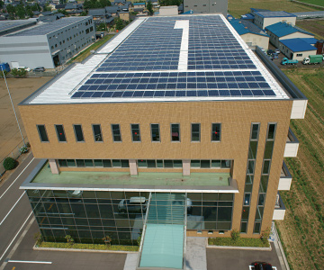 本社新館 ソーラー発電所 イメージ