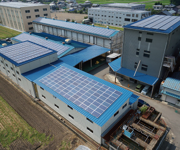 本社倉庫 ソーラー発電所 イメージ