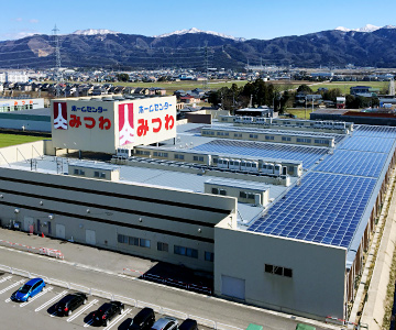 みつわ丸岡店様 ソーラー発電所 イメージ